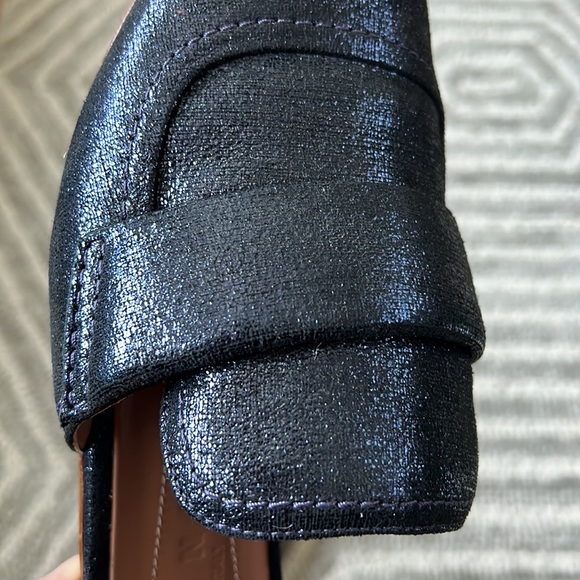 New Marni Blue Metallic Mules 37.5 - Picture 7 of 15